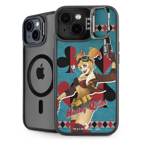 DC Comics Bombshells Harley Quinn iPhone 15 Kickstand Case